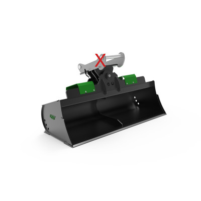 Łyżka skarpowa hydrauliczna 1600mm bez adaptera klasa 6-9t
