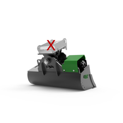 Hydraulic ditch cleaning bucket 800mm without adapter class 0-2t
