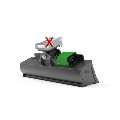 Hydraulisch Grabenräumlöffel 1400mm ohne Aufnahme klasse 3-4t
