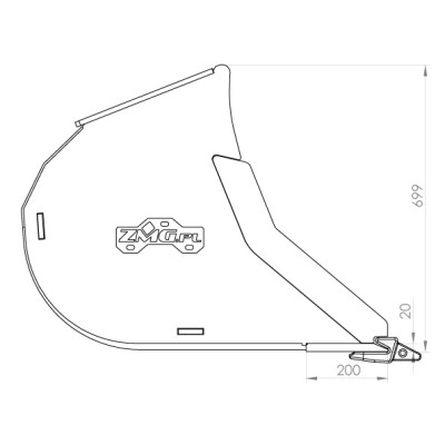 Sieblöffel 1000mm S50 klasse 8-11t